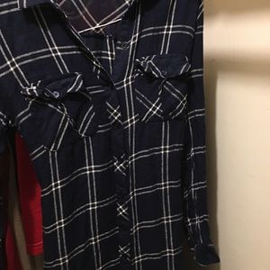 Blue & white checkered dress,Ties in front or back